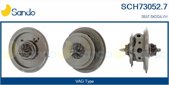 Groupe carter, turbocompresseur SANDO SCH73052.7
