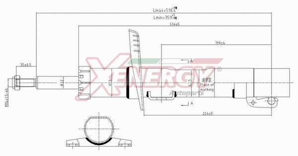Amortisseur AP XENERGY X702324