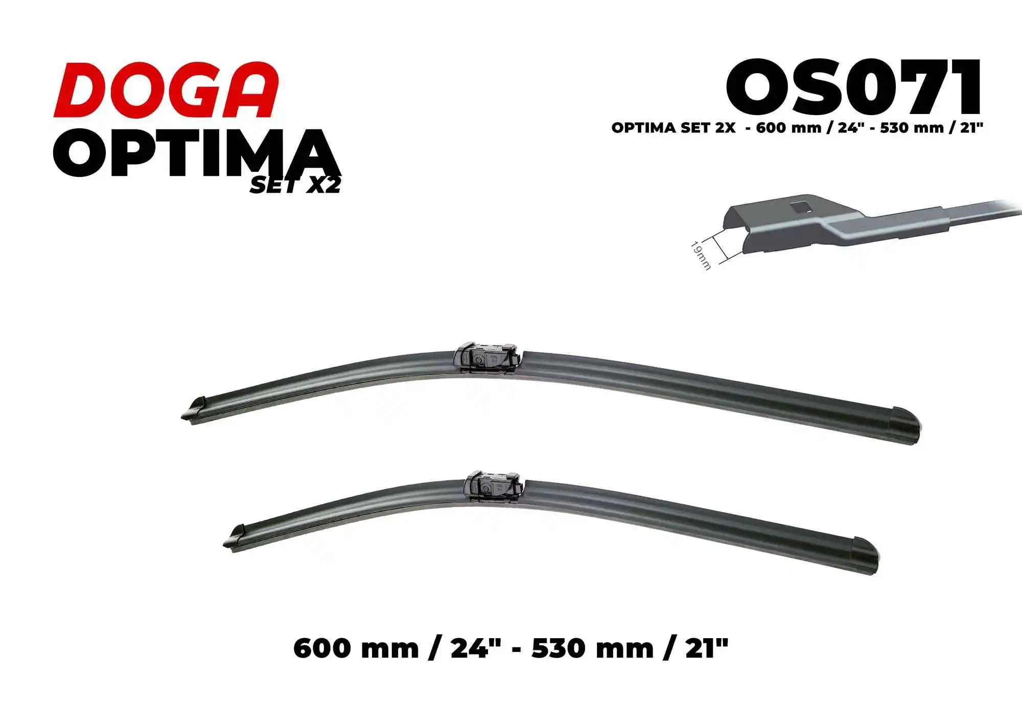 Balai d'essuie-glace DOGA OS071
