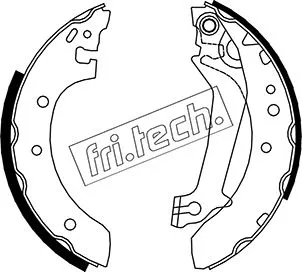 Jeu de mâchoires de frein fri.tech. 1040.142