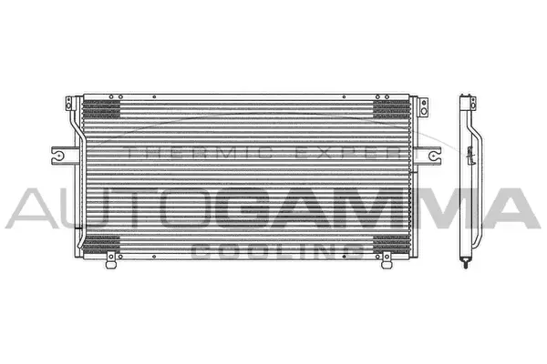 Condenseur, climatisation AUTOGAMMA 102719