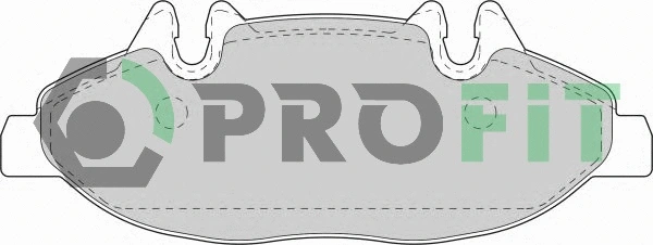 Kit de plaquettes de frein, frein à disque PROFIT 5000-1493