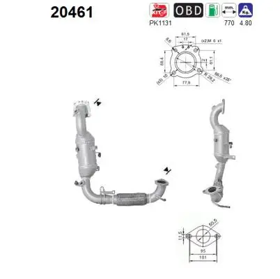 Catalyseur AS 20461