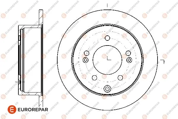 Disque de frein EUROREPAR 1667871780