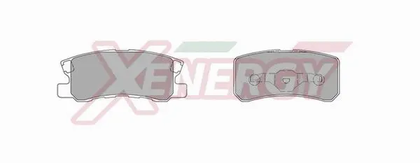 Kit de plaquettes de frein, frein à disque AP XENERGY X41042