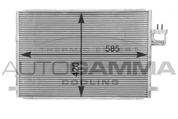 Condenseur, climatisation AUTOGAMMA 104996