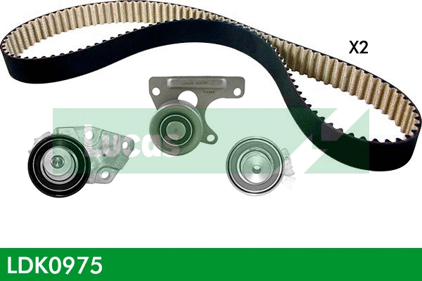 Kit de courroie crantée LUCAS LDK0975