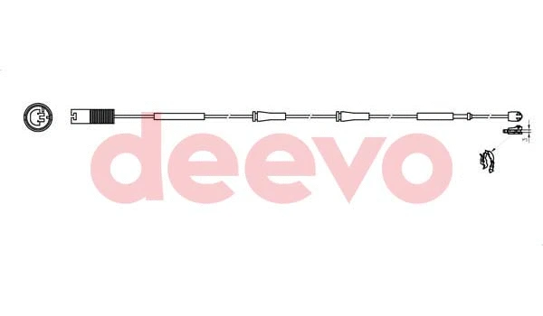 Contact d'avertissement, usure des plaquettes de frein DEEVO BW12700