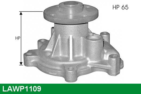 Pompe à eau, refroidissement du moteur LUCAS LAWP1109