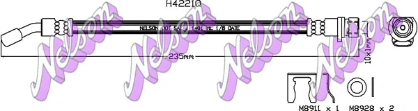 Flexible de frein KAWE H4221Q