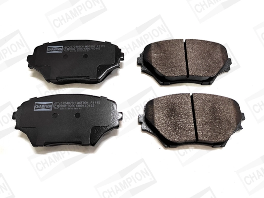 Kit de plaquettes de frein, frein à disque CHAMPION 572487CH