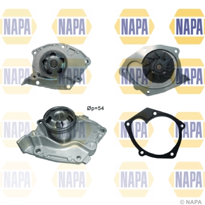Pompe à eau, refroidissement du moteur NAPA NWP1454