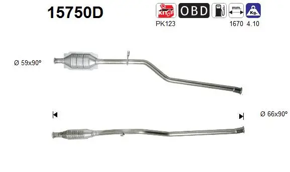 Catalyseur AS 15750D