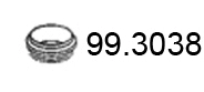 Bague d'étanchéité, tuyau d'échappement ASSO 99.3038