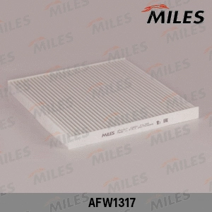 Filtre, air de l'habitacle MILES AFW1317