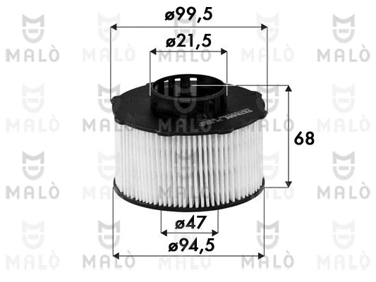 Filtre à carburant AKRON-MALÒ 1520247