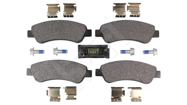 Kit de plaquettes de frein, frein à disque HART 262 197