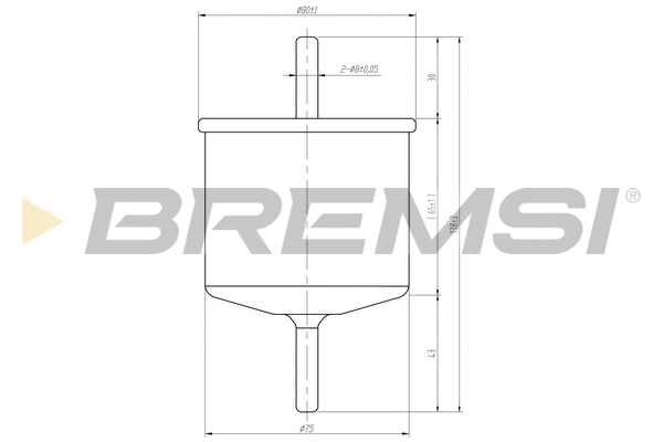 Filtre à carburant BREMSI FE0399
