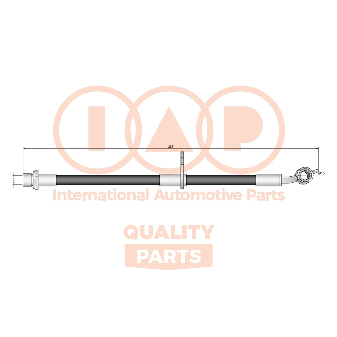 Flexible de frein IAP QUALITY PARTS 708-17186