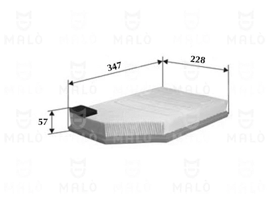 Filtre à air AKRON-MALÒ 1500445