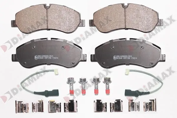 Kit de plaquettes de frein, frein à disque DIAMAX N09676A