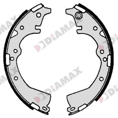 Jeu de mâchoires de frein DIAMAX N01406