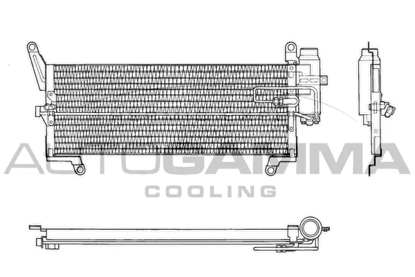 Condenseur, climatisation AUTOGAMMA 101738
