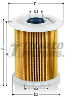 Filtre à carburant TECNECO FILTERS GS0300