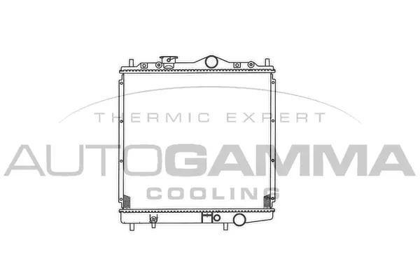Radiateur, refroidissement du moteur AUTOGAMMA 101435