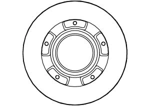 Disque de frein ABTEX BD1355S