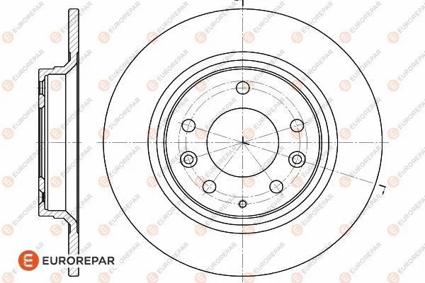 Disque de frein EUROREPAR 1618889180