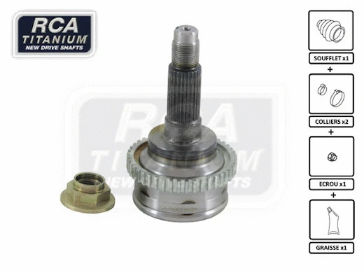 Jeu de joints, arbre de transmission RCA FRANCE MA08A