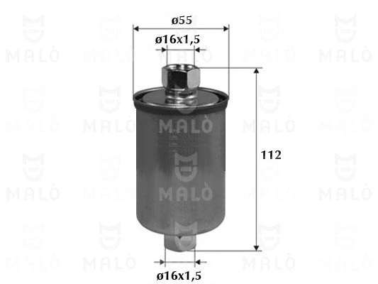 Filtre à carburant AKRON-MALÒ 1520163