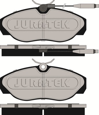 Kit de plaquettes de frein, frein à disque JURATEK JCP967