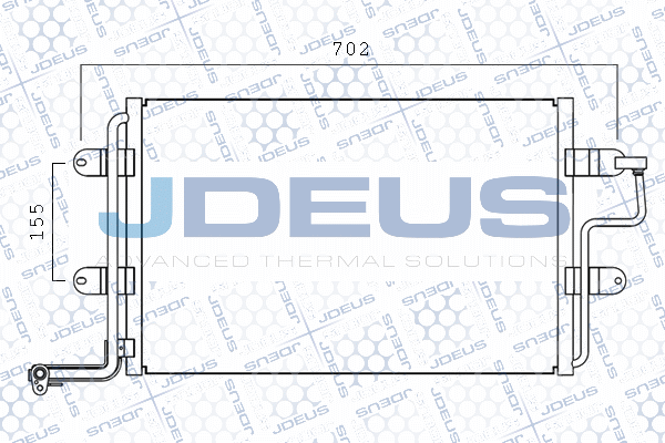 Condenseur, climatisation JDEUS M-7010190