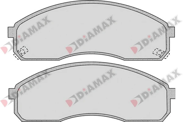 Kit de plaquettes de frein, frein à disque DIAMAX N09067