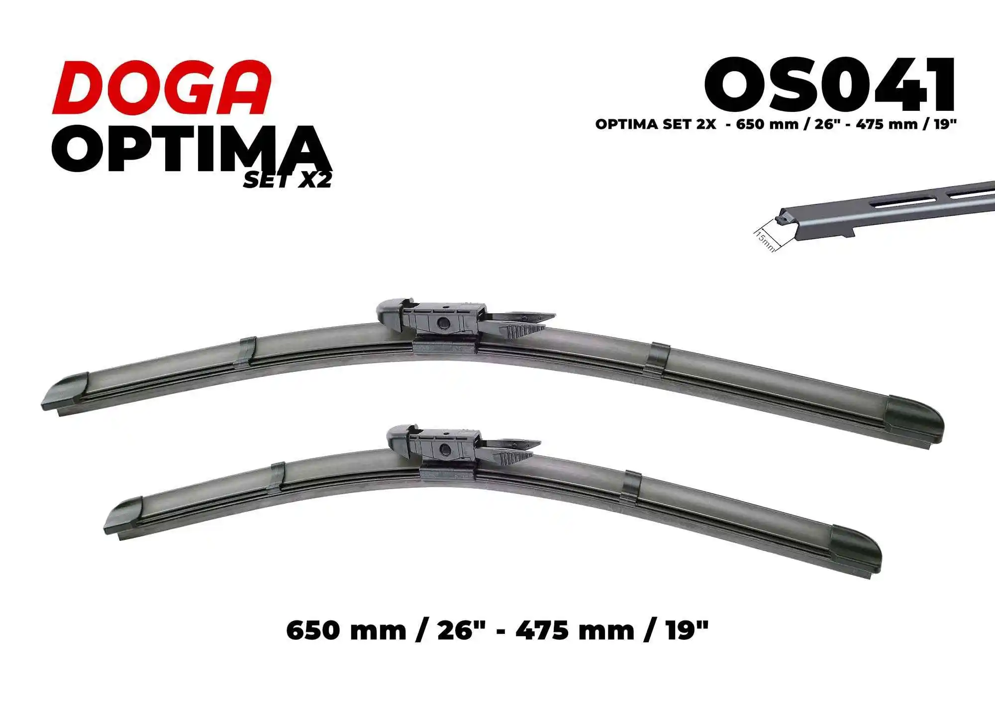 Balai d'essuie-glace DOGA OS041