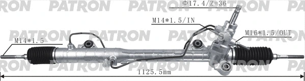 Crémaillère de direction PATRON PSG3059
