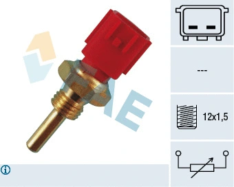 Sonde, température du liquide de refroidissement FAE 33110
