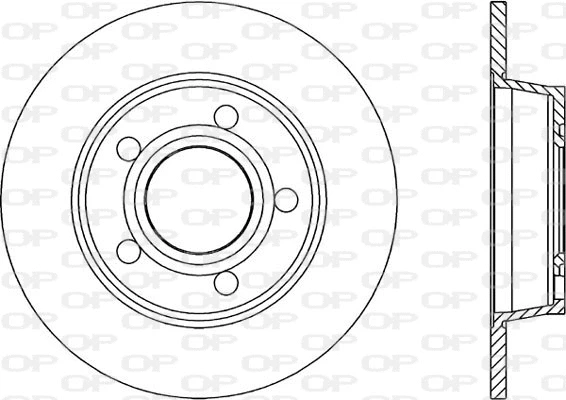 Disque de frein OPEN PARTS BDR1743.10