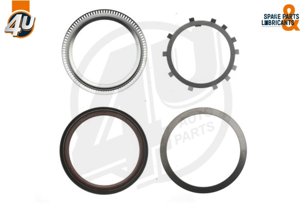 Jeu de joints d'étanchéité, moyeu de roue 4U Autoparts 29770ME