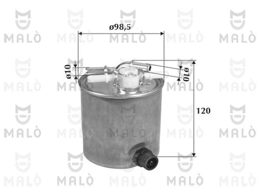 Filtre à carburant AKRON-MALÒ 1520048