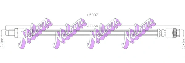 Flexible de frein KAWE H5837