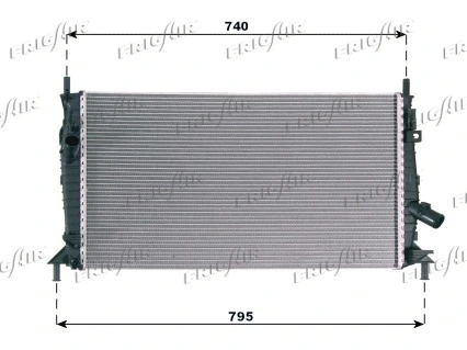 Radiateur, refroidissement du moteur FRIGAIR 0105.3081