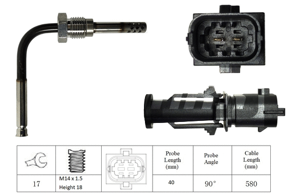 Capteur, température des gaz LEMARK LXT144