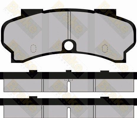 Kit de plaquettes de frein, frein à disque Brake ENGINEERING PA515