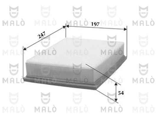 Filtre à air AKRON-MALÒ 1500161