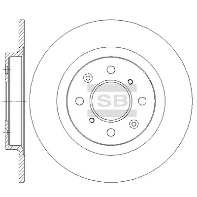 Disque de frein Hi-Q SD4134