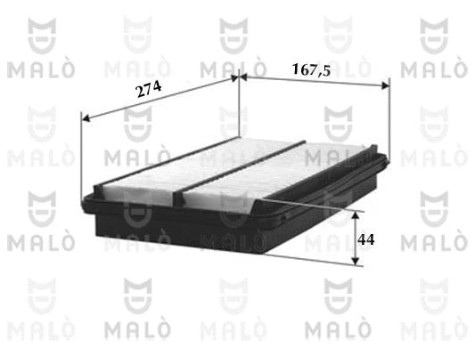 Filtre à air AKRON-MALÒ 1500329