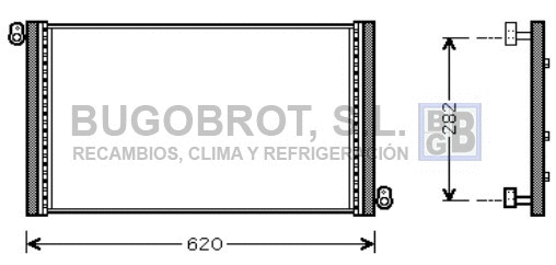 Condenseur, climatisation BUGOBROT 62-FT5272